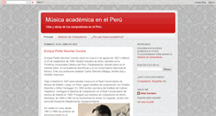 Desktop Screenshot of musicaenelperu.blogspot.com