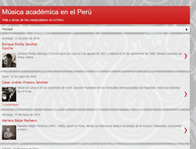 Tablet Screenshot of musicaenelperu.blogspot.com