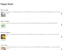 Tablet Screenshot of happydoyle.blogspot.com