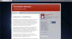 Desktop Screenshot of gimnasticaiberiana.blogspot.com