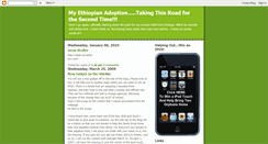 Desktop Screenshot of myethiopianadoption.blogspot.com