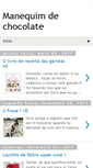 Mobile Screenshot of manequimdechocolate.blogspot.com