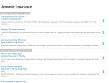 Tablet Screenshot of jemmieinsurance.blogspot.com