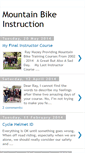 Mobile Screenshot of mountainbikeinstruction.blogspot.com