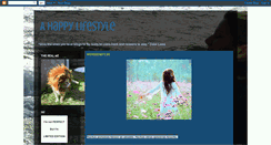 Desktop Screenshot of ahappylifestyle.blogspot.com