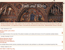 Tablet Screenshot of catholicfaithinaction.blogspot.com