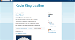 Desktop Screenshot of kevinkingleather.blogspot.com