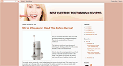 Desktop Screenshot of bestelectrictoothbrushreviews.blogspot.com