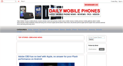 Desktop Screenshot of dailymobilephones.blogspot.com