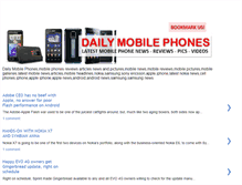 Tablet Screenshot of dailymobilephones.blogspot.com