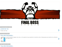 Tablet Screenshot of finalbossstudio.blogspot.com