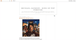 Desktop Screenshot of michaeljackson-4ever.blogspot.com