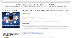 Desktop Screenshot of easymactips.blogspot.com