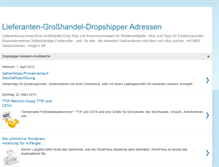 Tablet Screenshot of lieferant.blogspot.com