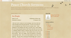 Desktop Screenshot of peacepc-sermons.blogspot.com