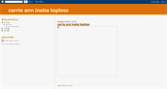 Desktop Screenshot of carrieanninabatopless.blogspot.com
