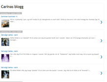Tablet Screenshot of carinabloggen.blogspot.com