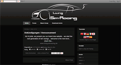 Desktop Screenshot of living-simracing.blogspot.com