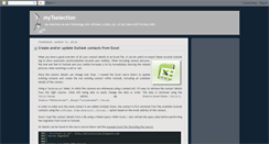 Desktop Screenshot of mytselection.blogspot.com