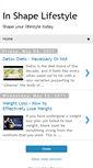 Mobile Screenshot of inshapelifestyle.blogspot.com