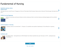 Tablet Screenshot of fundamental-in-nursing.blogspot.com