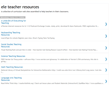 Tablet Screenshot of eletechteacher.blogspot.com