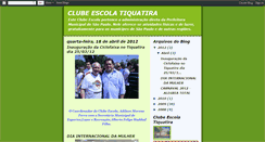 Desktop Screenshot of clubeescolatiquatira.blogspot.com