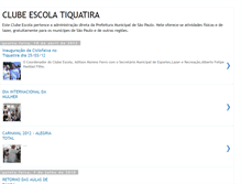 Tablet Screenshot of clubeescolatiquatira.blogspot.com