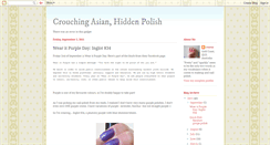 Desktop Screenshot of crouchingasian.blogspot.com