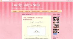 Desktop Screenshot of lovelyladysnails.blogspot.com