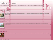 Tablet Screenshot of lolitaymiprofesor.blogspot.com