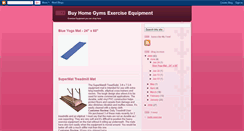 Desktop Screenshot of buy-home-gyms-exercise-equipment.blogspot.com