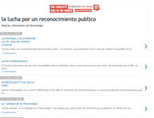 Tablet Screenshot of informacion-fibromialgia.blogspot.com