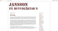 Desktop Screenshot of huvudlaktarn.blogspot.com