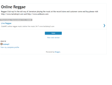 Tablet Screenshot of clubmp3-onlinereggae.blogspot.com