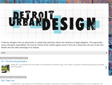 Tablet Screenshot of detroiturbandesign.blogspot.com