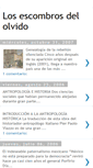 Mobile Screenshot of losescombrosdelolvido.blogspot.com