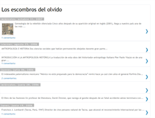 Tablet Screenshot of losescombrosdelolvido.blogspot.com