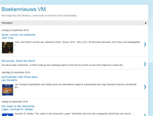 Tablet Screenshot of boekennieuwsvm.blogspot.com