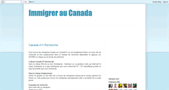 Desktop Screenshot of immigrer-aucanada.blogspot.com
