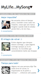 Mobile Screenshot of mylifejustmysong.blogspot.com