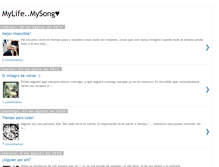 Tablet Screenshot of mylifejustmysong.blogspot.com