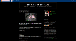 Desktop Screenshot of 365milesin365days.blogspot.com