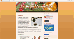 Desktop Screenshot of latteartvenezuela.blogspot.com