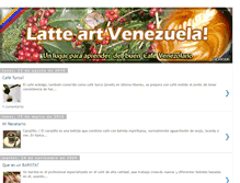 Tablet Screenshot of latteartvenezuela.blogspot.com