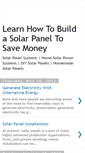 Mobile Screenshot of learnhowtobuildasolarpanel.blogspot.com