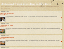 Tablet Screenshot of mychickencoops.blogspot.com