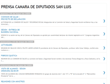 Tablet Screenshot of prensacamaradiputadossanluis.blogspot.com