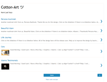 Tablet Screenshot of cotton-art.blogspot.com