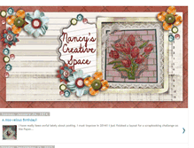 Tablet Screenshot of nancyscreativespace.blogspot.com